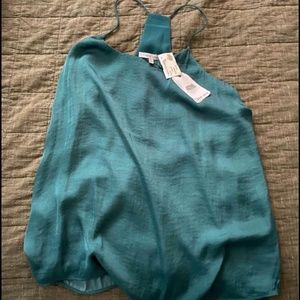 Green Blouse Tank Top